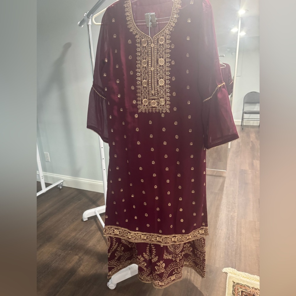 3pc Sharara Set - Picture 6 of 7